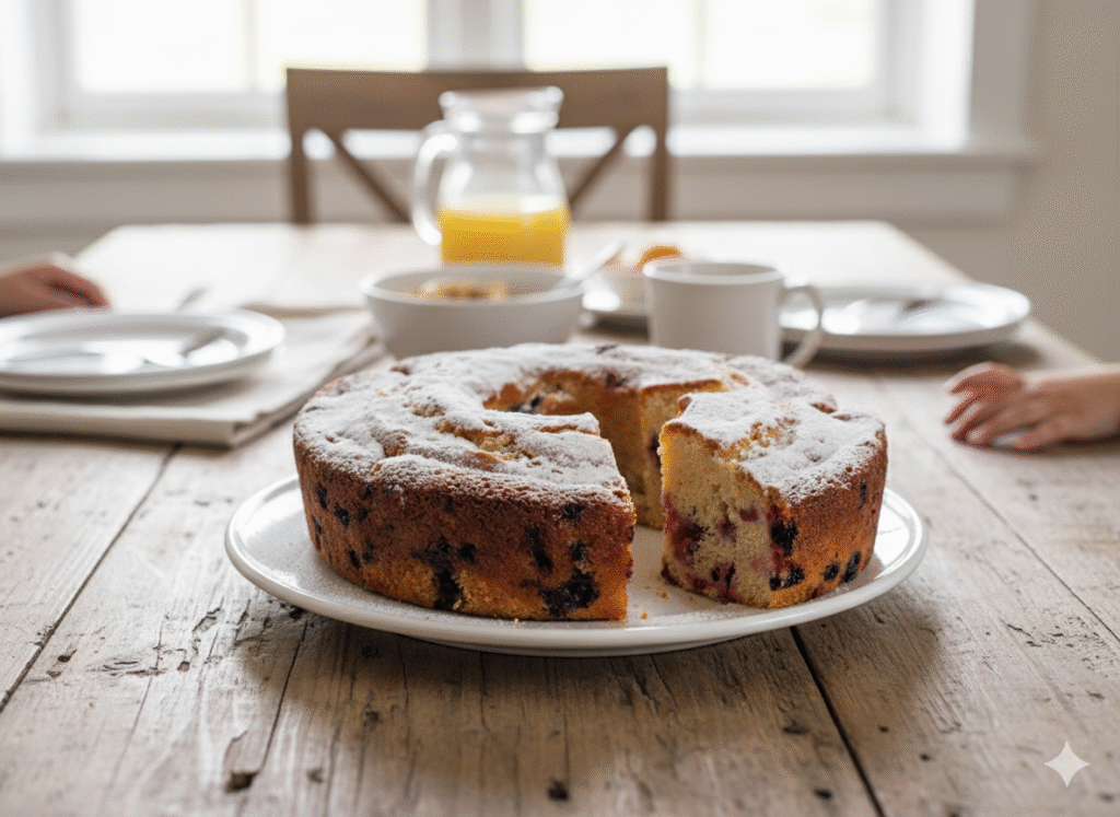 Blueberry Breakfast Cake