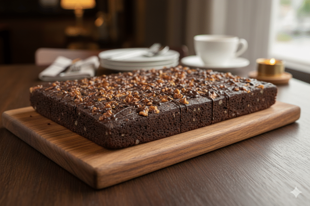 Plancha Brownie Nueces Premium