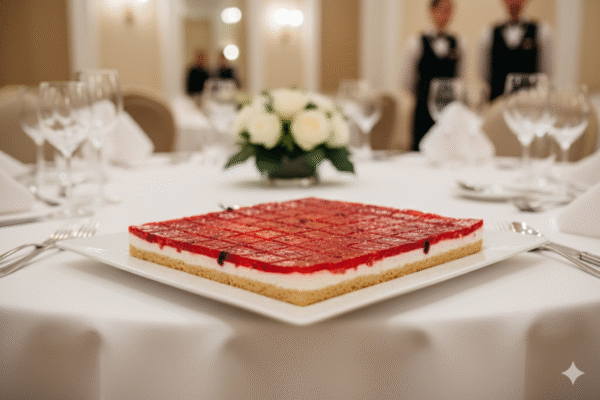 Plancha au fromage et aux framboises