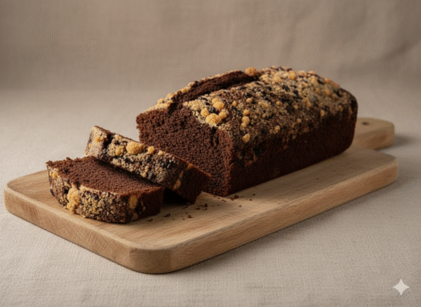Plum Cake de Chocolate y Migas de Galleta