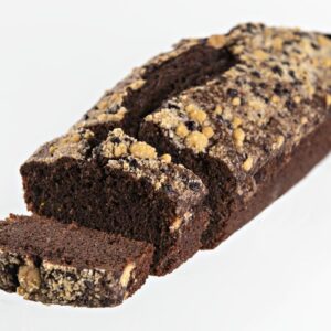 Chocolate Cookie Crumb Plum  Cake