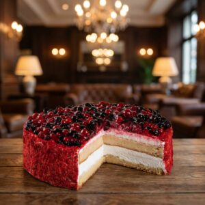 Cheese and Fruits of the Forest Tart