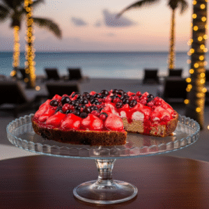 فطيرة التوت بالجبنة