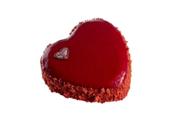 Tarta Corazón Rojo Chocolate