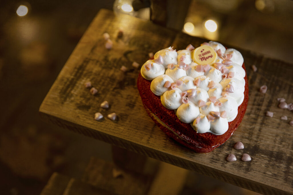 Red Heart Mama Cake