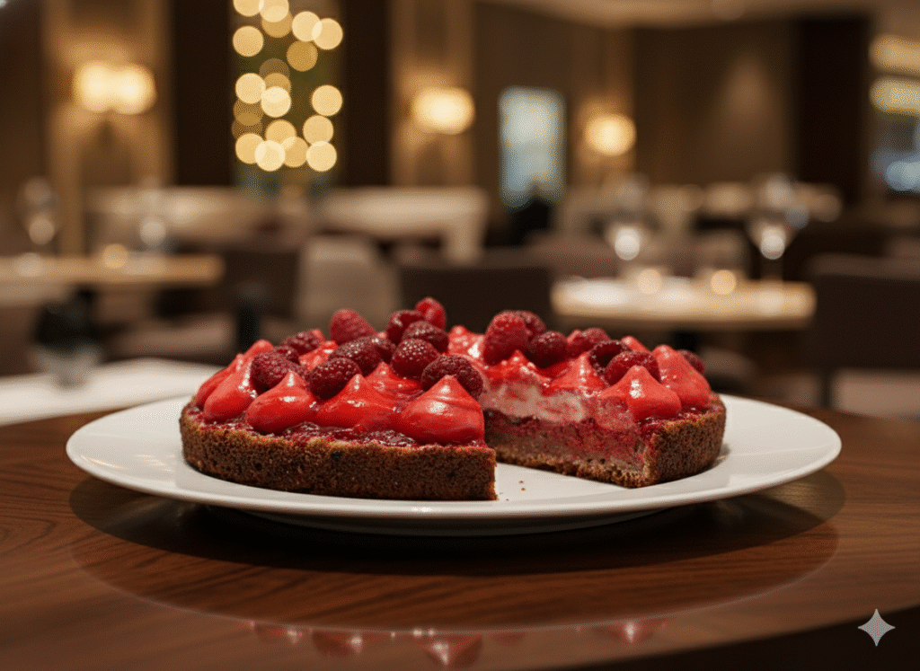Gâteau au fromage à la framboise