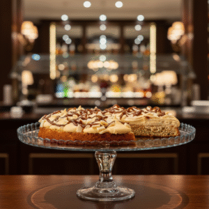 كيكة الموز والكراميل