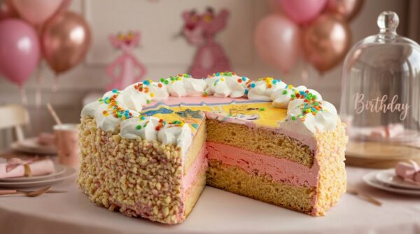 Gâteau aux fraises pour enfants