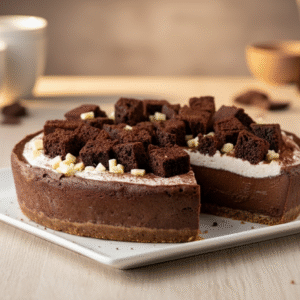 Gâteau au fromage et au chocolat