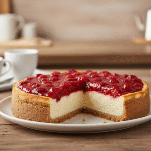 Gâteau Au Fromage Aux Fraises